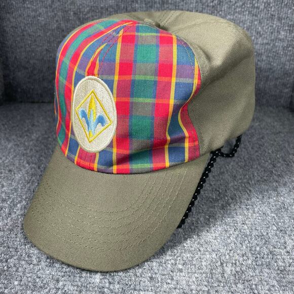 Boy Scouts Of America Weblos Hat M/L Green Scouting Outdoors Camping - Picture 2 of 10